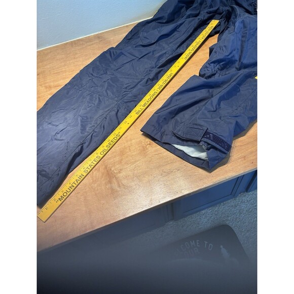 Vintage Adidas Pants Mens XXL Blue Yellow Stripes Windbreaker Full Y2K - Picture 2 of 3